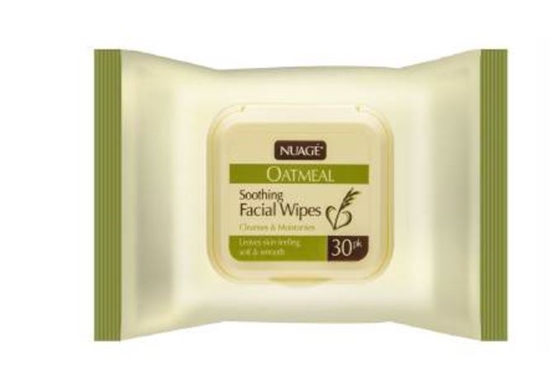 Picture of £1.00 NUAGE OATMEAL 30 WIPES (24)NUA1099