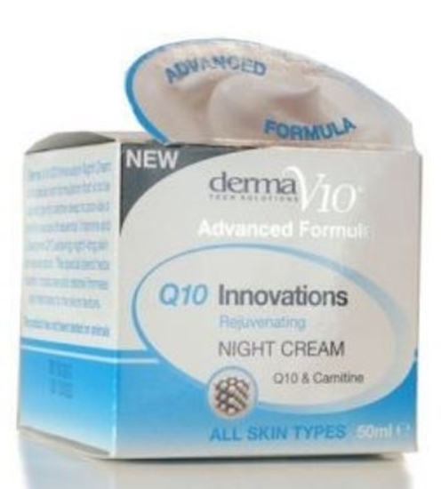 Picture of £1.00 DERMA V10 NIGHT CREAM 50ml Q10 (6)