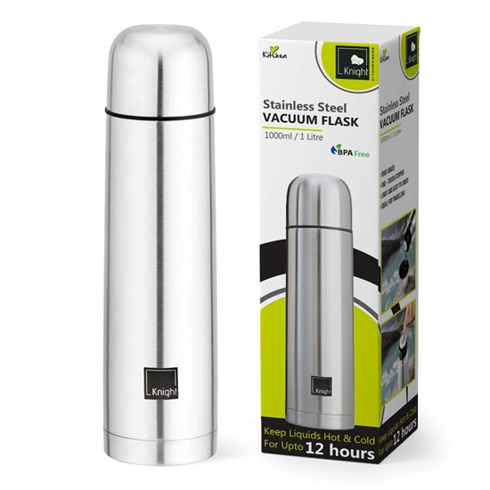 Picture of £9.99 S.STEEL 1 LITRE FLASK (12)