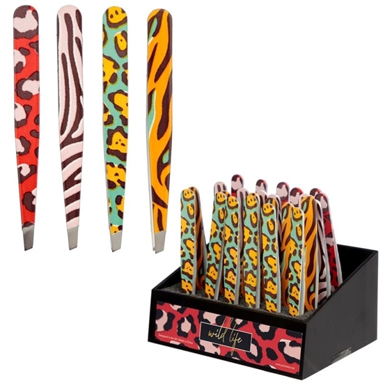 Picture of £1.00 ANIMAL PRINT TWEEZERS (24)