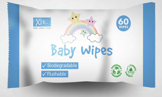 Picture of £1.00 BIOD.& FLUSHABLE BABY WIPES