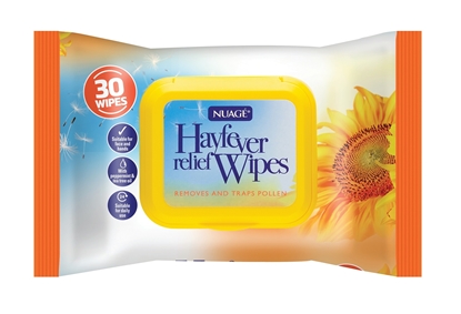 Picture of £1.25 NUAGE 30 HAY FEVER RELIEF WIPES