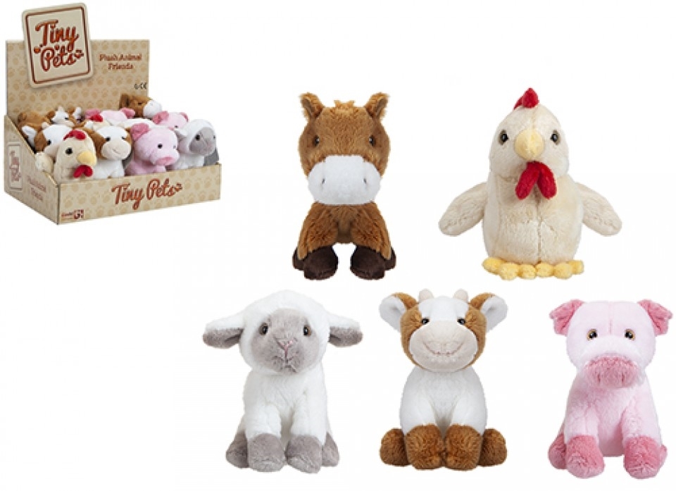 £4.99 SOFT TOYS PLUSH FARMYARD (12) - Greenheys Sundries