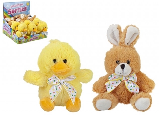 Picture of £3.99 CHICK & BUNNY PLUSH TOYS