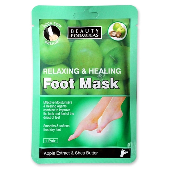 £1.00 BEAUTY FORMULA FOOT MASK - Greenheys Sundries