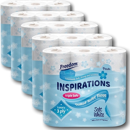 Picture of £1.50 SOFTLUX 3 PLY TOILET ROLLS x 4