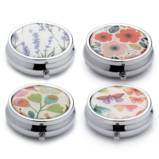 Picture of £2.99 PILL BOXES 3 ASSORTED FLORALS