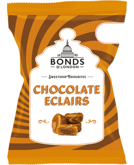 Picture of £1.25 BONDS SHARE BAG CHOCOLTE ECLAIRS