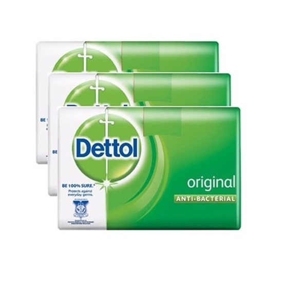 Picture of £1.50 DETTOL 3 x 60g SOAPS ORIGINAL