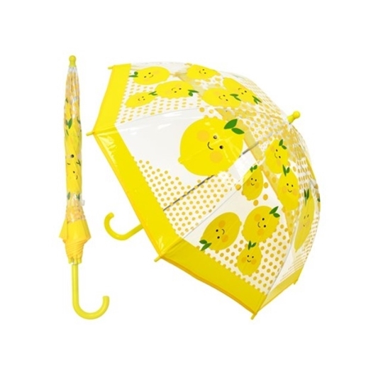 Picture of £5.99 KIDS DOME UMBRELLA LEMON DESIGN