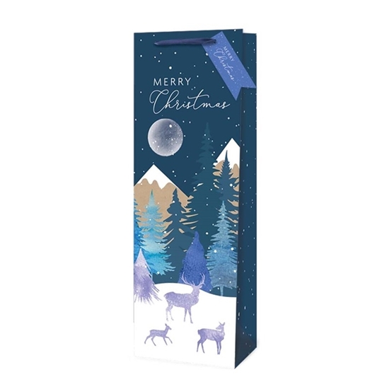 Picture of £0.79 MIGNIGHT FOREST BOTTLE GIFT BAG