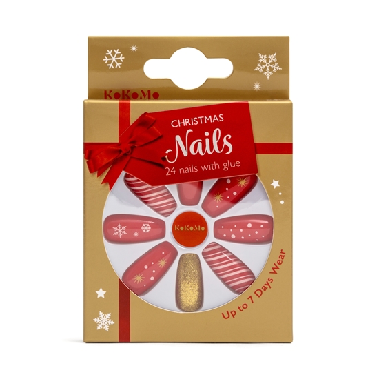 Picture of £2.99 ADULT FESTIVE FALSE NAILS