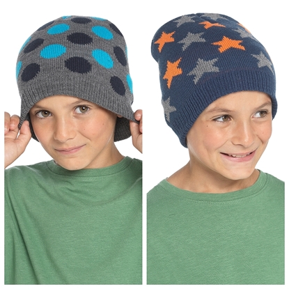 Picture of £2.49 BOYS BEANIE HAT 2 ASST