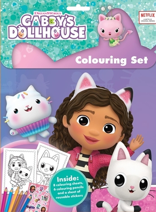 Picture of £1.99 GABBY'S DOLLHOUSE COLOURING SET