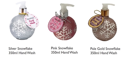 Picture of £2.99 SNOWFLAKE HANDWASHES 350ml ASST