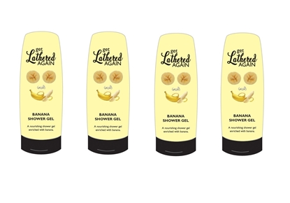 Picture of £1.00 LATHERED 200ml SHOWER GEL BANANA
