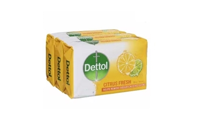 Picture of £1.50 DETTOL 3 x 60g SOAPS LEMON FRESH