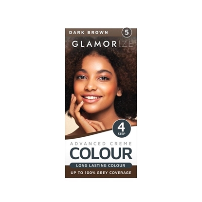 Picture of £1.50 GLAMORIZE HAIR COL.DARK BROWN No5