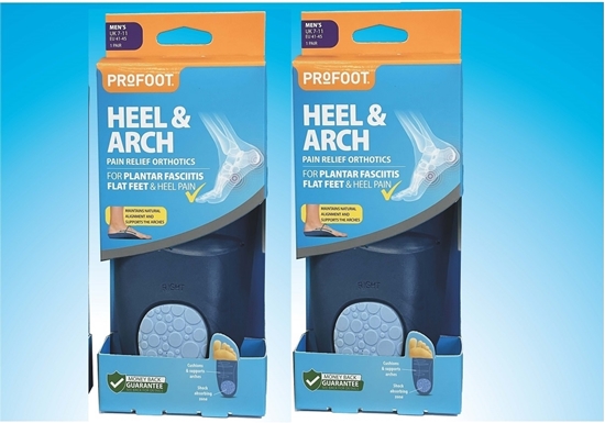 Picture of £13.49 PROFOOT HEEL & ARCH ORTHOTICS MEN