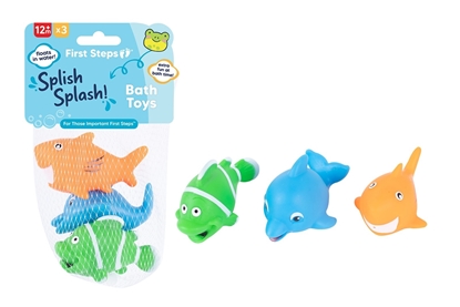 Picture of £1.99 FIRST STEPS BATH SEA ANIMALS x 3