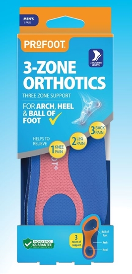 Picture of £15.90 PROFOOT MENS TRIAD 3 ZONE ORTHO.