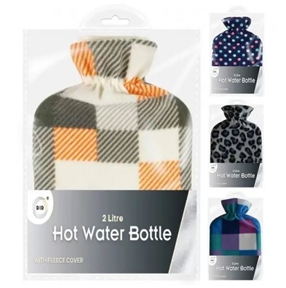 Picture of £3.99 HOT WATER BOTTLES FLEECE 2L