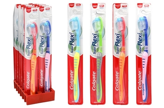 Picture of £1.00 COLGATE SUPER FLEXI MEDIUM TOOTHBR