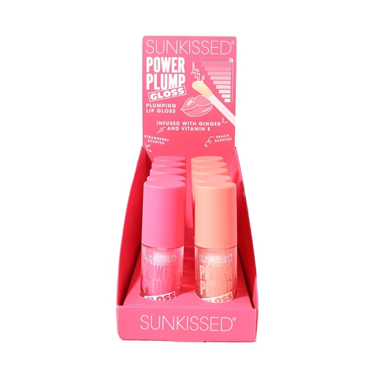 Picture of £2.99 SUNKISSED POWER PL. LIP GLOSS (12)