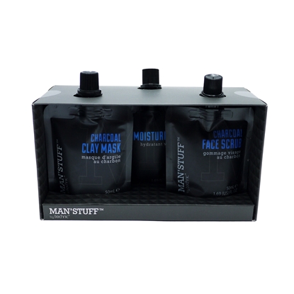 Picture of £2.99 MAN'STUFF CHARCOAL GIFT SET