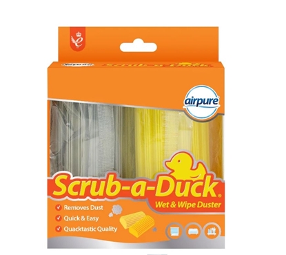 Picture of £1.50 SCRUB A DUCK 2 WET & WIPE DUSTERS