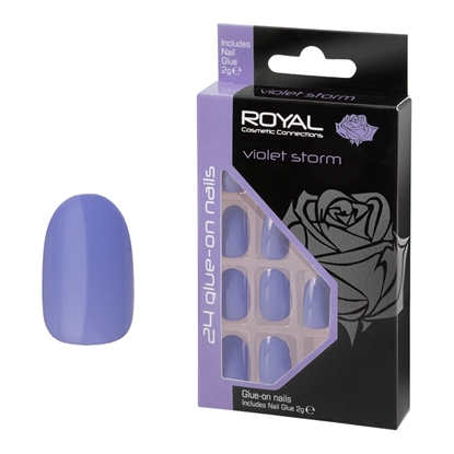 Picture of £2.99 ROYAL VIOLET STORM NAILS