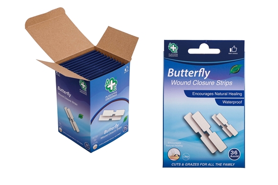 Picture of £1.99 BUTTERFLY WOUND CLOSURE STRIPS 36