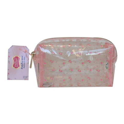 Picture of £8.99 ROSE TRANSPARENT TOILET BAG