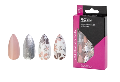 Picture of £2.99 ROYAL SIERRA FLORAL NAILS