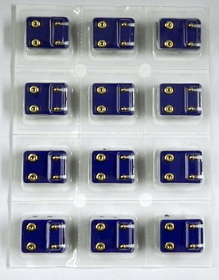 Picture of £1.00 CAFLON STUD EARRINGS GOLD (12)