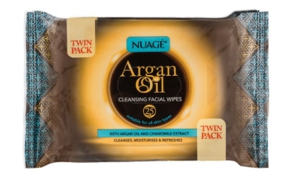 Picture of £1.25 ARGAN OIL FACE WIPES TWIN PACK