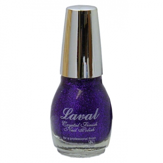 Picture of £1.50 LAVAL NAILPOLISH PURPLE GLITTER