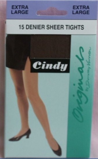 Picture of £1.49 BLACK X-LG TIGHTS 15 DEN