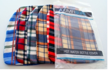 Picture of £1.49 TARTAN FLEECE H.W.BOTTLE COVERS