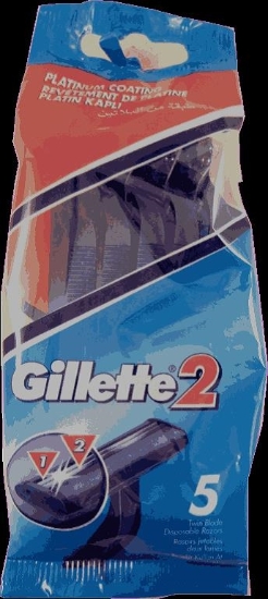 Picture of £1.50 BLUE 2 DISPOSABLE RAZORS 5's