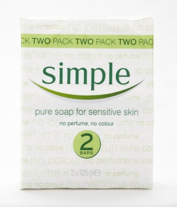 Picture of £1.50 SIMPLE TWIN PACK SOAPS