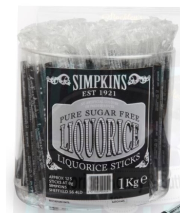 Picture of £0.35 LIQUORICE STICKS (125)