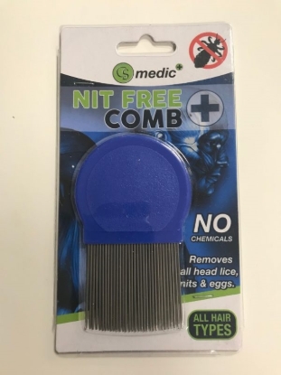 Picture of £1.49 CS MEDIC METAL TEETH NIT COMB