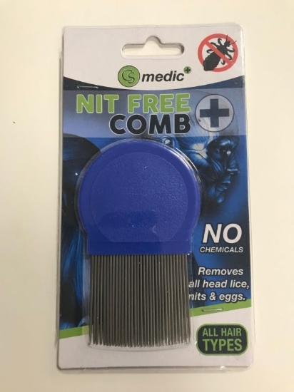 Picture of £1.49 CS MEDIC METAL TEETH NIT COMB