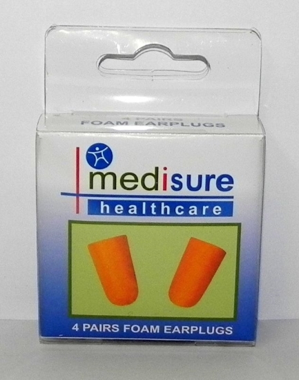Picture of £1.49 MEDISURE CLASSIC FOAM EARPLUGS