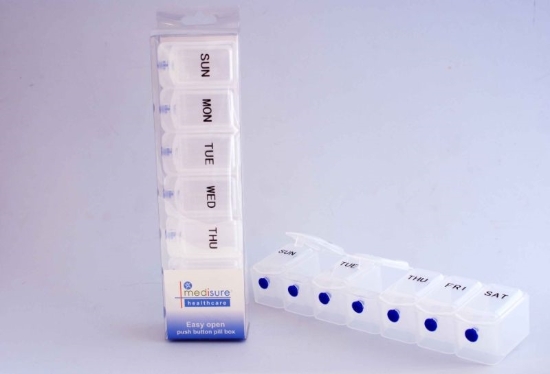Picture of £6.99 MEDISURE EASY OPEN PILL BOX X-L