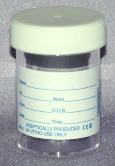 Picture of £0.39 LOOSE SPECIMEN POTS SQUAT 60ml