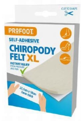 Picture of £3.99 PROFOOT CHIROPODY FELT X-L