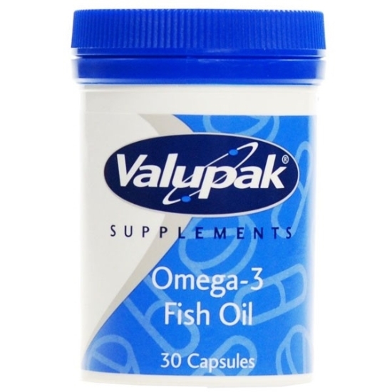Picture of £2.26 VALUPAK OMEGA 3 FISH OIL