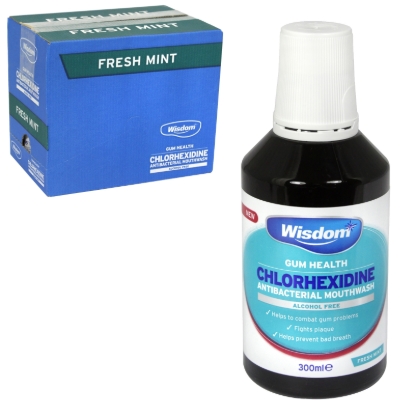 Picture of £1.99 CHLORHEXIDINE M/WASH MINT A/F